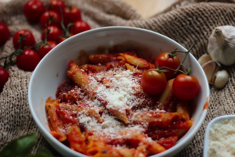 Baked Rigatoni pasta dish Giordanos