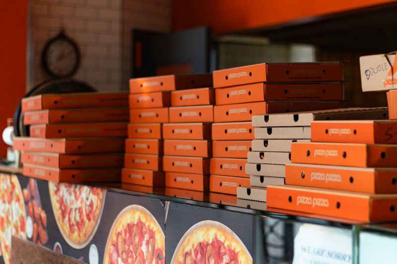 Giordano's classic stuffed deep dish pizza fresh from the oven